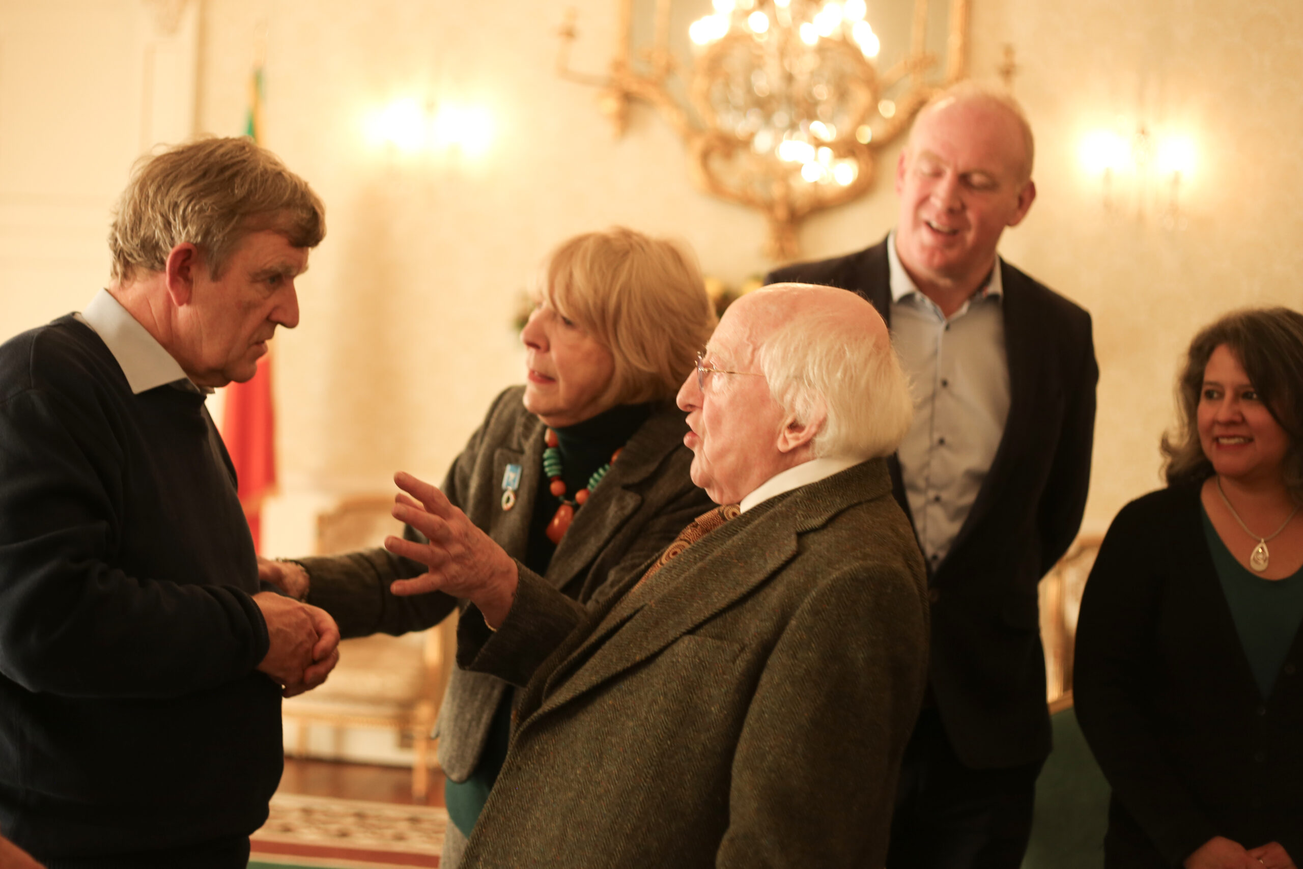 President and Sabina attend planting of ‘The One Hundred Million Trees Project’ in Áras an Uachtaráin